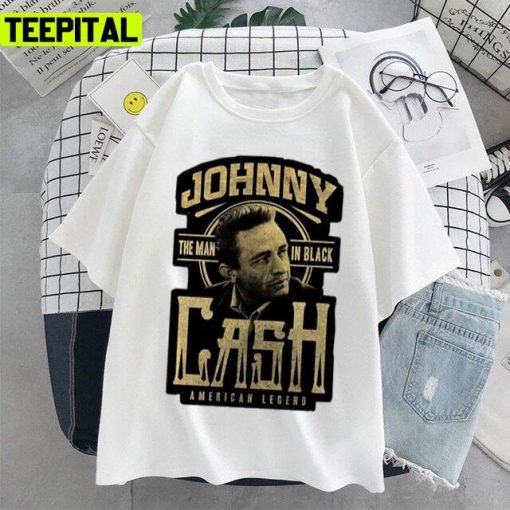 American Legend Johnny Cash Illustration Unisex T-Shirt