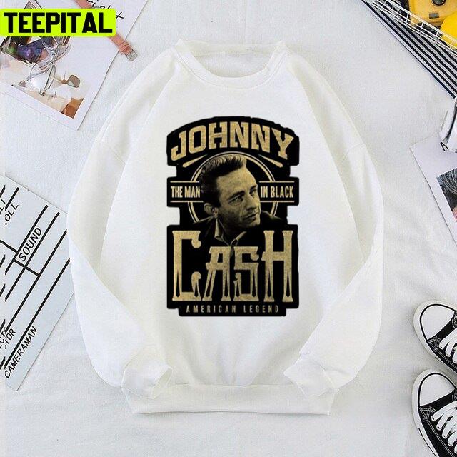 American Legend Johnny Cash Illustration Unisex T-Shirt