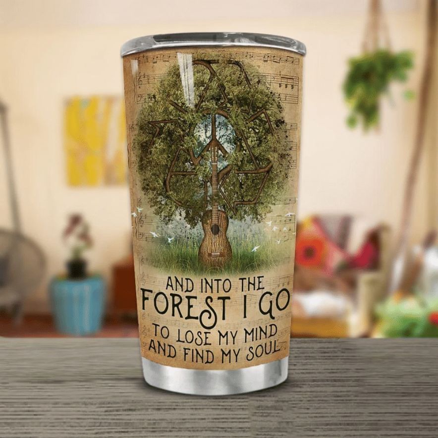 And Into The Forest I Go Stainless Steel Cup