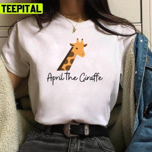 April The Giraffe Cute Trending 2022 Unisex T-Shirt