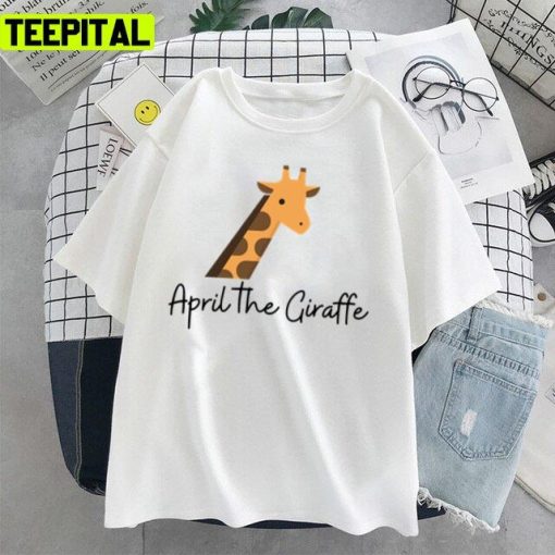 April The Giraffe Cute Trending 2022 Unisex T-Shirt