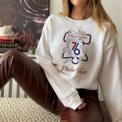 Art Phila Unit Philadelphia 76ers Nba Basketball Unisex Sweatshirt