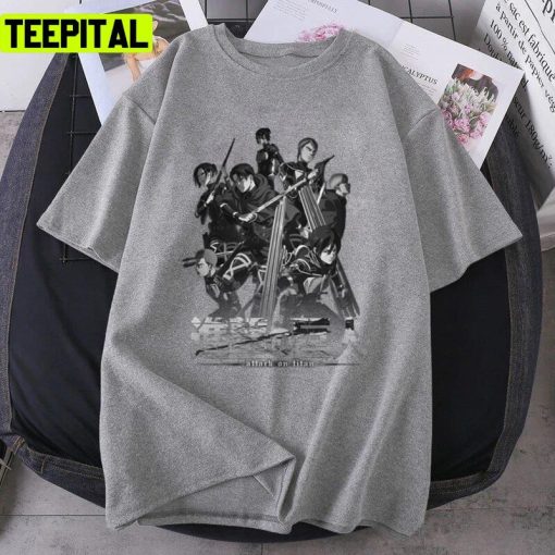 Attack On Titan Characters Design Unisex T-Shirt