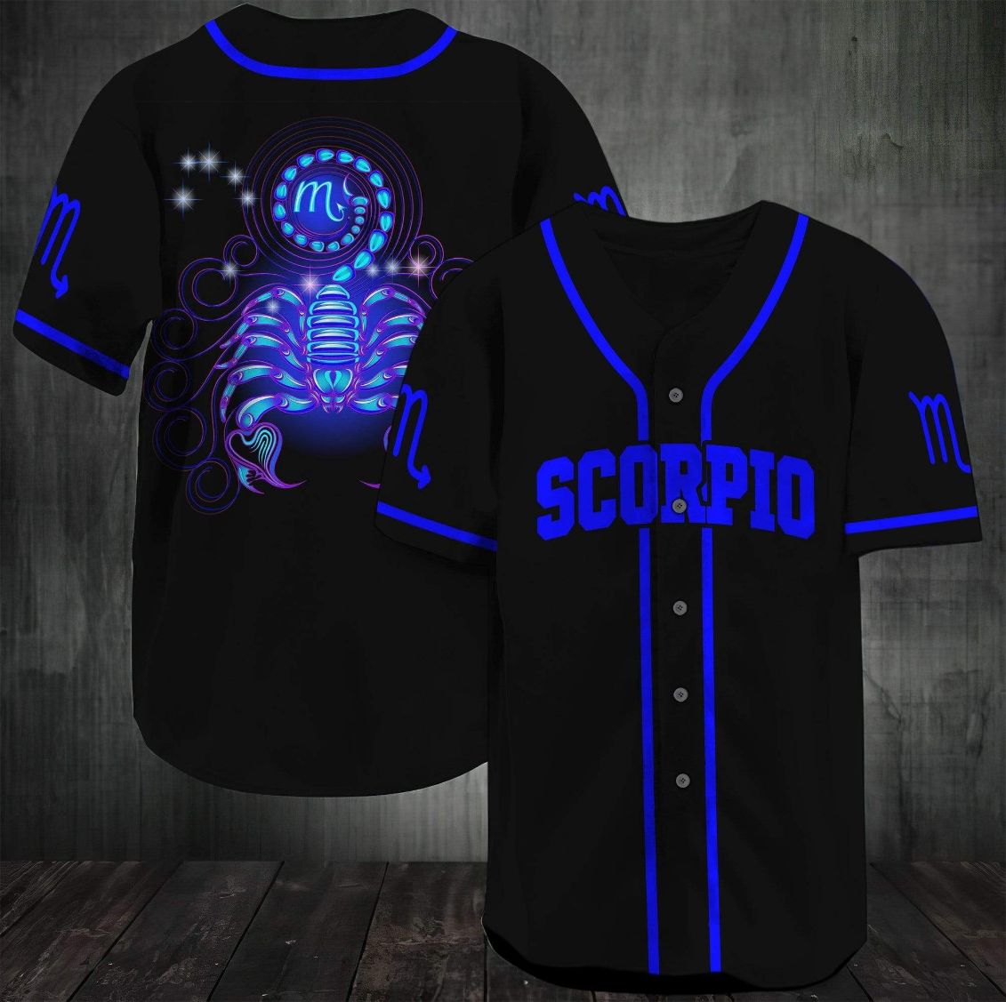 Awesome Scorpio Zodiac Personalized 3d Baseball Jersey