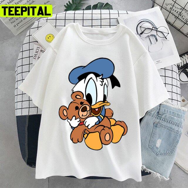 Baby Donald Duck And Bear Disney Unisex T-Shirt