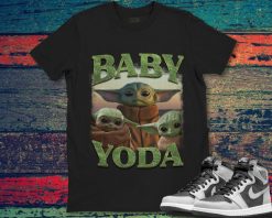 Baby Yoda Portrait Star Wars The Child Poster T-Shirt