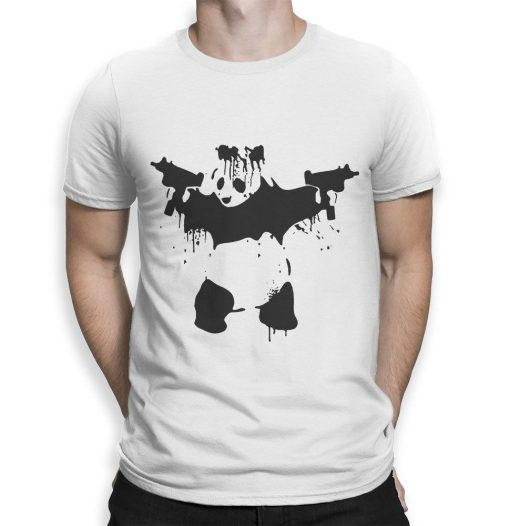 Banksy Panda With Guns T-Shirt