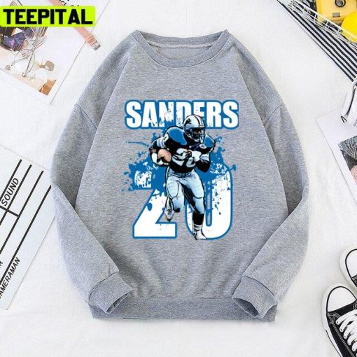 Barry Sanders Detroit Lions Football Unisex T-Shirt