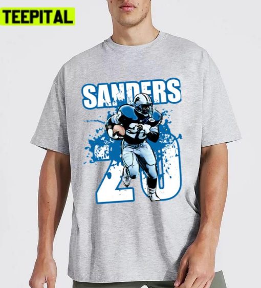 Barry Sanders Detroit Lions Football Unisex T-Shirt