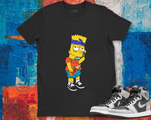 Bart Simpson Cute Cartoon Cool Funny Unisex Gift T-Shirt