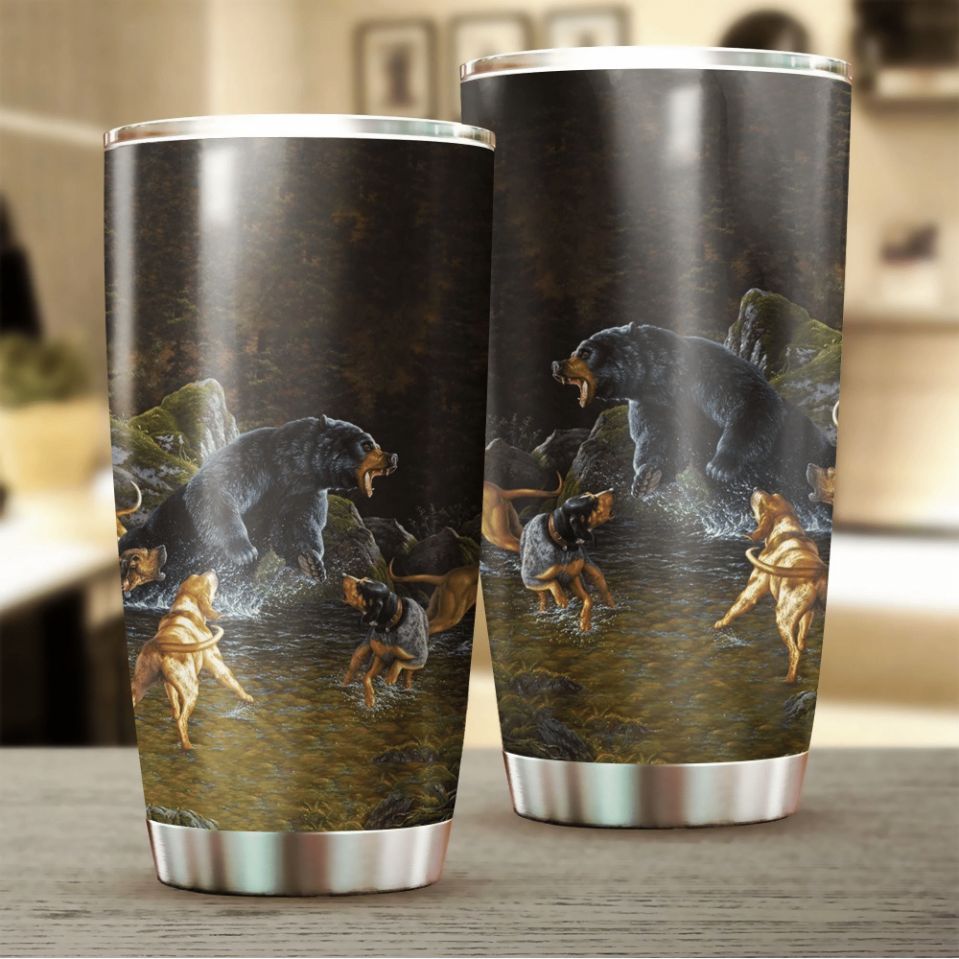 Bear Hunter Stainless Steel Cup