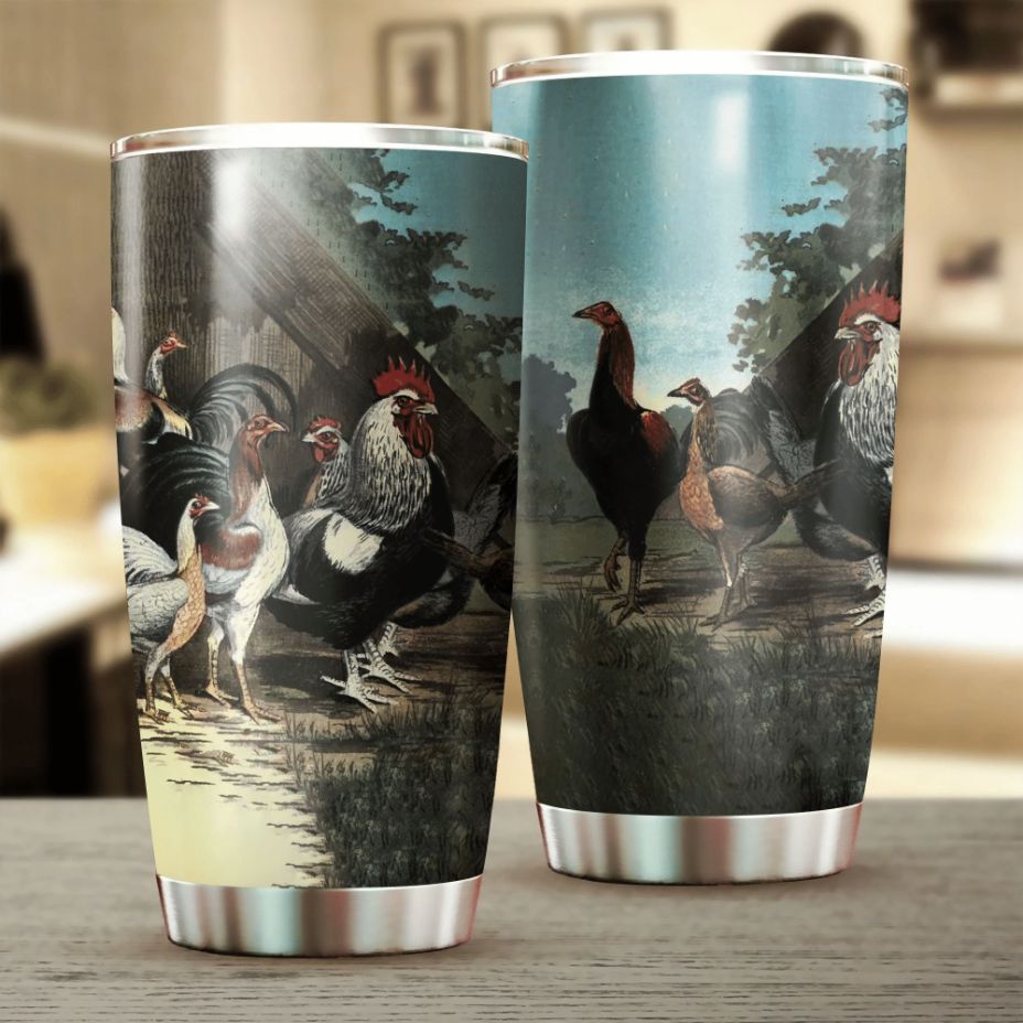 Beautiful Chicken Stainless Steel Cup