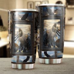 Beautiful Eagle Stainless Steel Cup