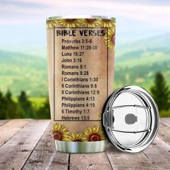 Bible God Says Stainless Steel Cup