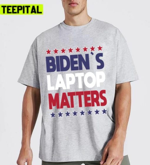 Bidens Laptop Matters Biden´s Blm Hunter Biden Laptop Unisex T-Shirt