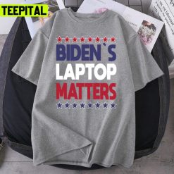 Bidens Laptop Matters Biden´s Blm Hunter Biden Laptop Unisex T-Shirt