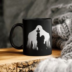Bigfoot Middle Finger Ceramic Coffee Mug