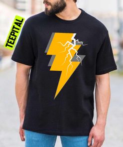 Black Adam Dc Shazam Lightning Bolt Thunder Unisex T-Shirt