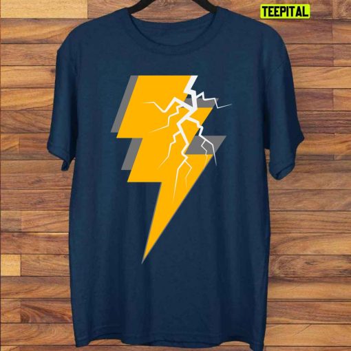 Black Adam Dc Shazam Lightning Bolt Thunder Unisex T-Shirt