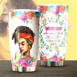 Black Woman Stainless Steel Cup