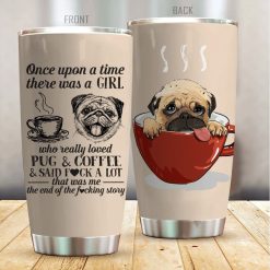 Blingyy Pug Stainless Steel Cup