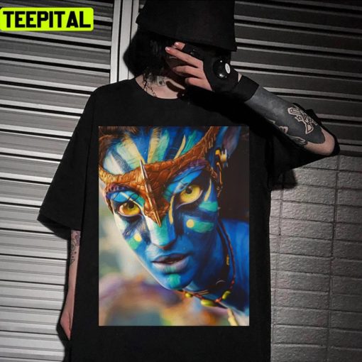 Blue Alien Avatar The Male Lead Design Unisex T-Shirt