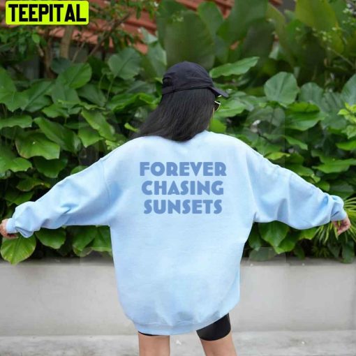 Blue Style Forever Chasing Sunsets Unisex Hoodie