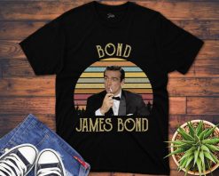 Bond James Bond Retro Vintage Style Unisex Gift T-Shirt