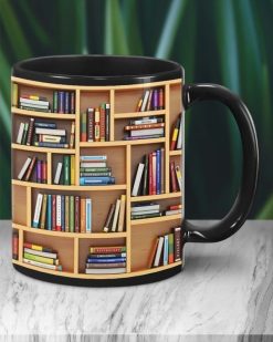 Book Lovers Premium Sublime Ceramic Coffee Mug Black