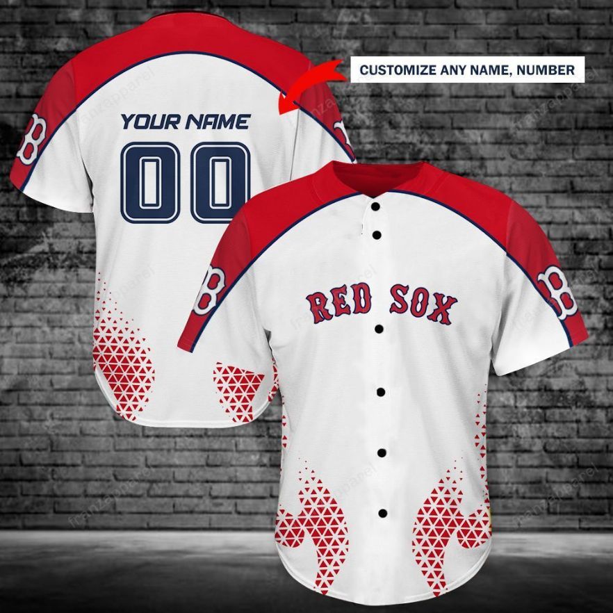 Boston Red Sox Personalized Baseball Jersey Shirt 144