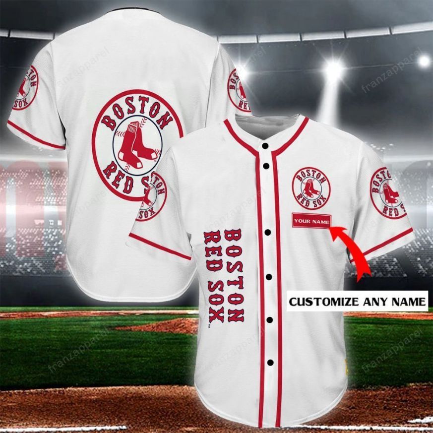 Boston Red Sox Personalized Baseball Jersey Shirt 82