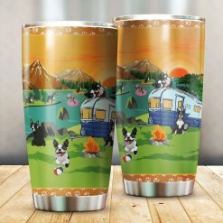 Boston Terrier Camping Stainless Steel Cup