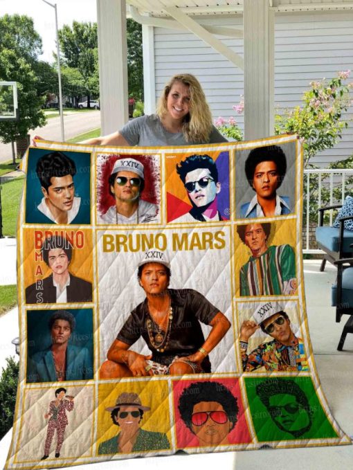 Bruno Mars Quilt Blanket