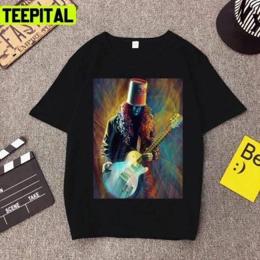 Buckethead Art Guitar Unisex T-Shirt