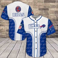 Buffalo Bills Personalized 3d Baseball Jersey 2