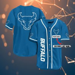 Buffalo Bulls Personalized Name Ncaa Fans Team 3d Customization Gifts Baseball Jersey