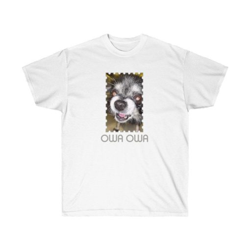 Can I Get An Owa Owa Tiktok Meme Dog StreetWear Unisex Ultra Cotton Tee Shirt