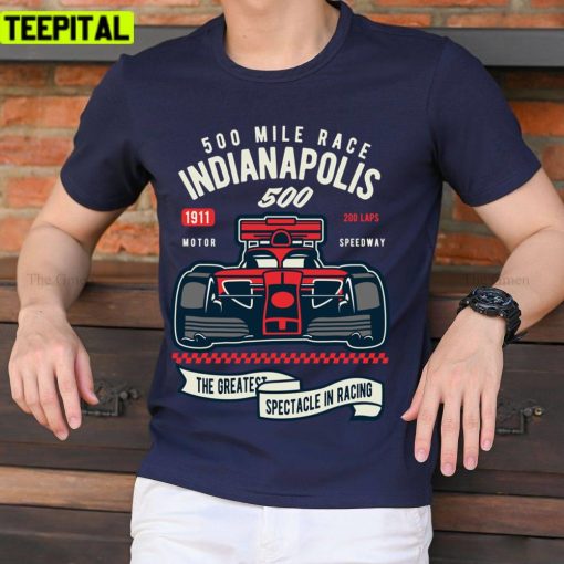 Car Racing Indianapolis 500 Mile Race Unisex T-Shirt