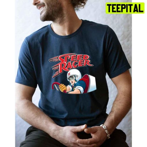 Cartoon Style Speed Racer Unisex T-Shirt