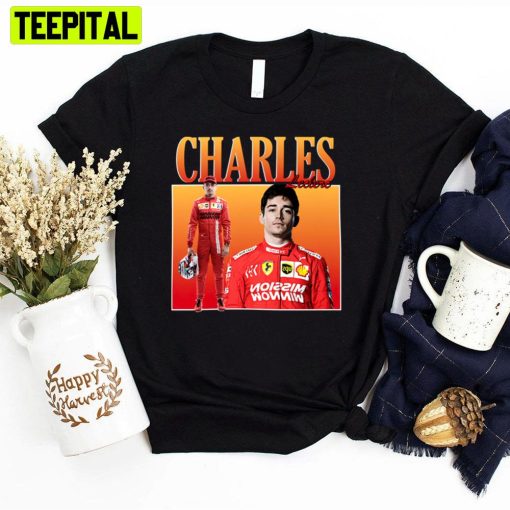 Charles Leclerc Vintage Racing Unisex T-Shirt