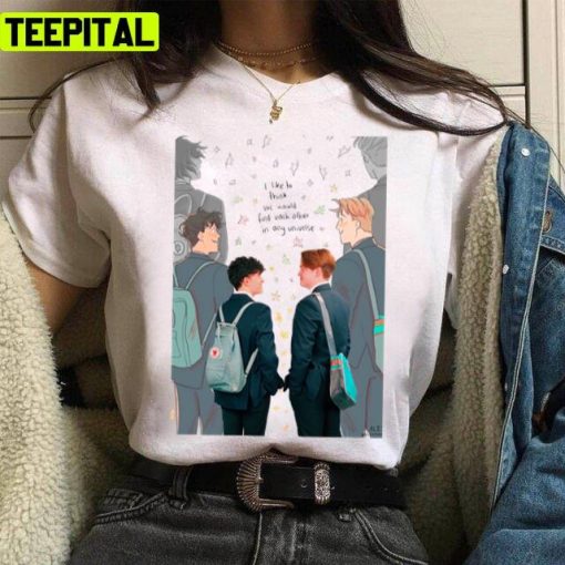 Charlie And Nick Design Heartstopper Design Unisex T-Shirt