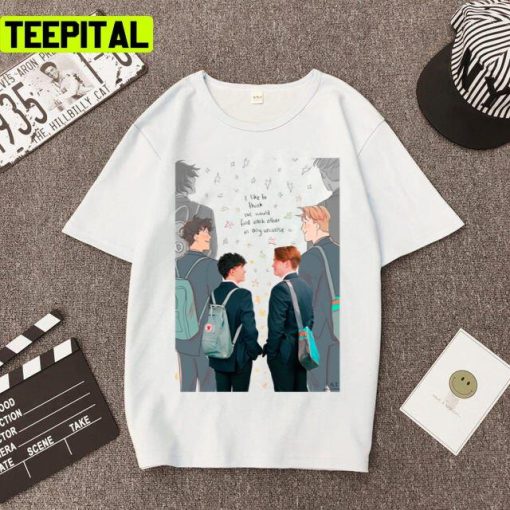 Charlie And Nick Design Heartstopper Design Unisex T-Shirt