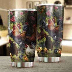 Chicken Art Stainless Steel Cup