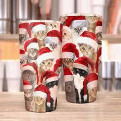 Christmas Cute Cat Stainless Steel Cup