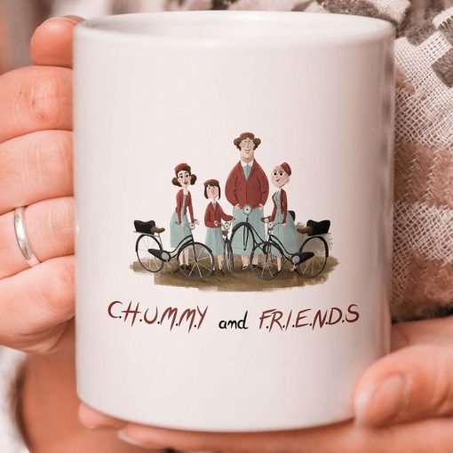 Chummy And Friends Premium Sublime Ceramic Coffee Mug White