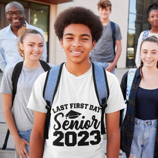 Classci Design Last First Day Senior 2023 Graduation Day Unisex T-Shirt