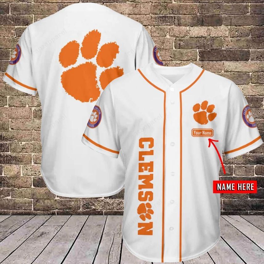 Clemson Tigers Personalized Baseball Jersey 334 – Teepital – Everyday New  Aesthetic Designs