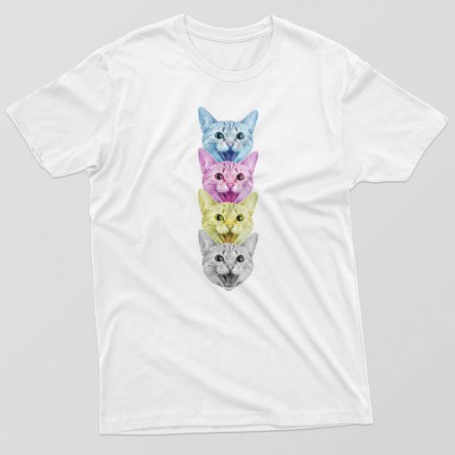 CMYK Cat T-Shirt