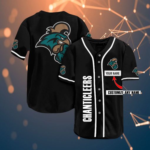 Coastal Carolina Chanticleers Personalized Name Fans Team Ncaa 3d Customization Gifts Baseball Jersey