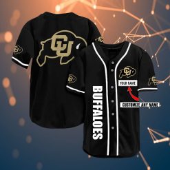 Colorado Buffaloes Personalized Name Ncaa Fans Team 3d Customization Gifts Baseball Jersey